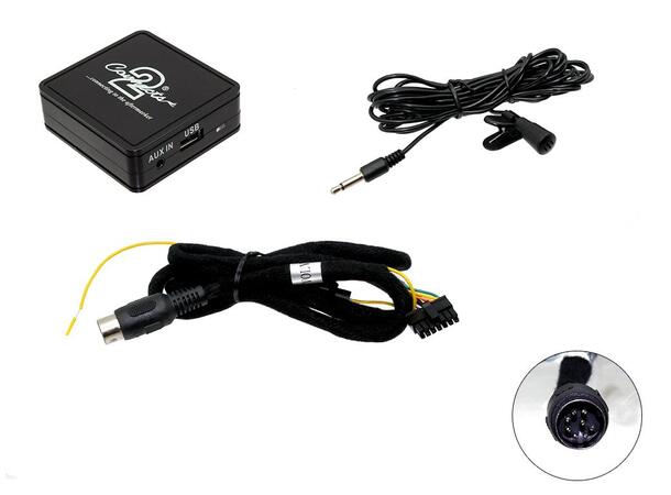 Connects2 Bluetooth/A2DP Adapter Volvo (2000-2009) Se egen liste.